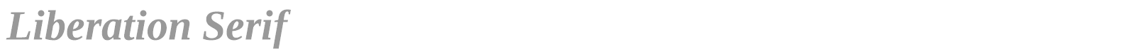 Liberation Serif font preview